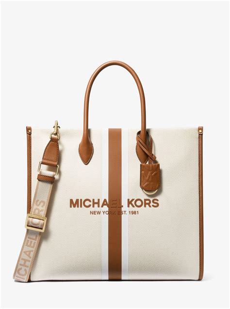 michael kors canvas purse|michael kors mirella large tote.